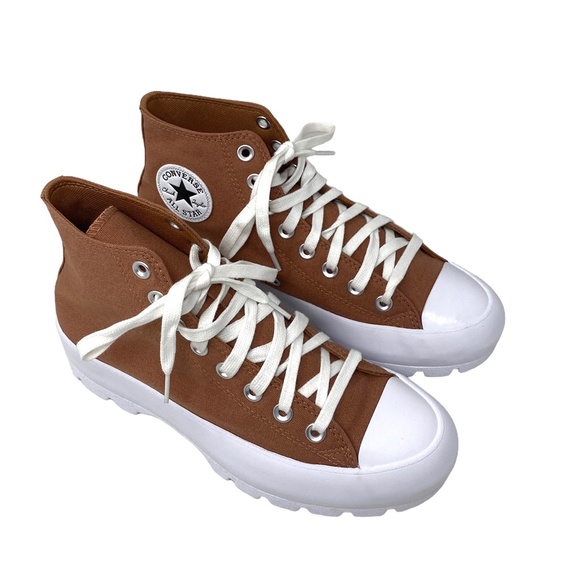 Converse Chuck Taylor Lugged Platform High Top Mineral Clay Women Canvas A02565C - Picture 2 of 10